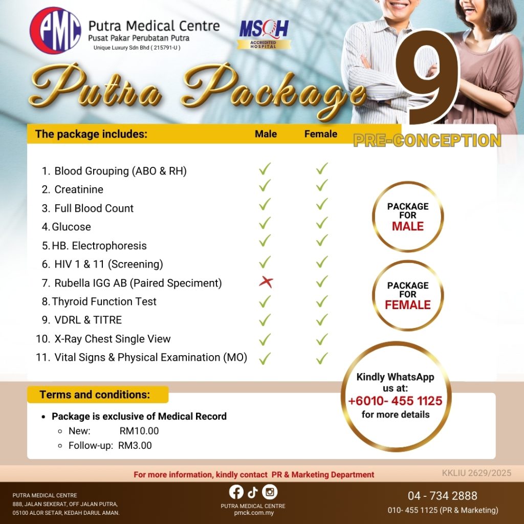 Putra Package 9 — Pre-Conception package poster